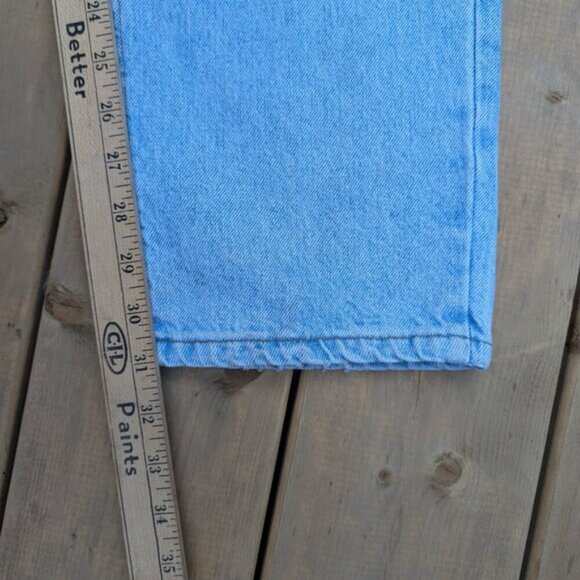 L.L. Bean Men's y2k Light Wash Classic Fit Straight Leg Jeans Size 34x32 - Picture 5 of 12